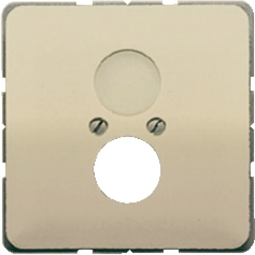 Jung CD range centraalplaat bnc-doos cd500 Luidsprekeraansluiting 2 connectoren MetaalZonder label brons CD562GB