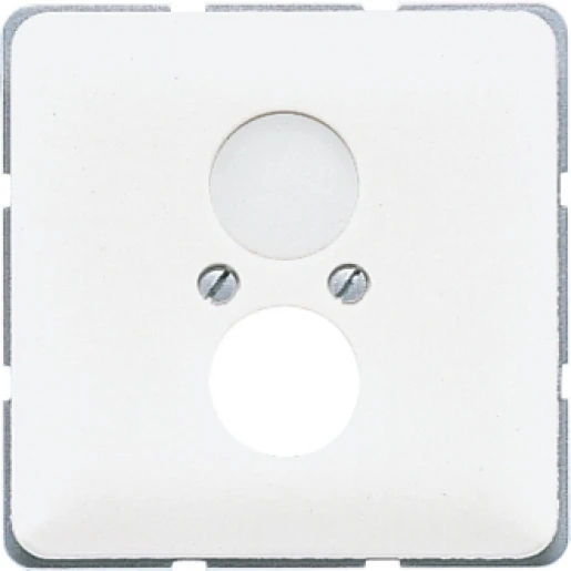 Jung CD range centraalplaat bnc-doos cd500 Luidsprekeraansluiting 2 connectoren Zonder label bruin CD562BR