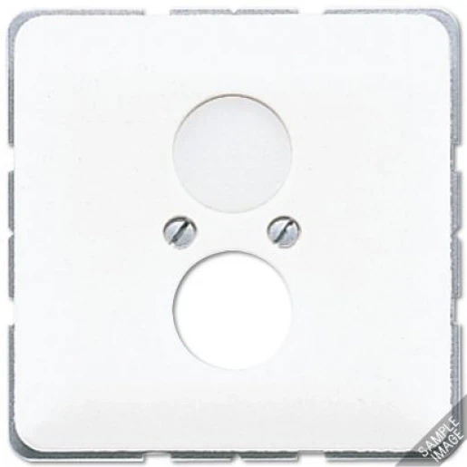 Jung CD range centraalplaat bnc-doos cd500 Luidsprekeraansluiting 2 connectoren Zonder label grijs CD562LG