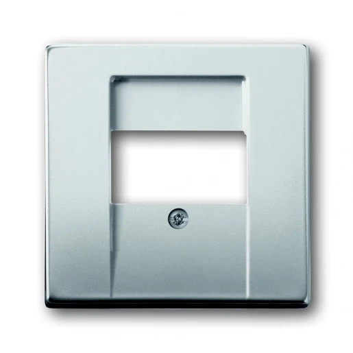 ABB Busch-Jaeger Centraalplaat TAE/USB Centraalplaat 1 connector Zonder label RVS 2CKA001710A3765