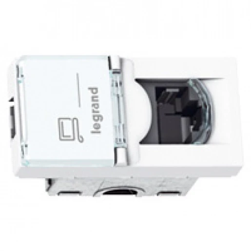 Legrand Mosaic cat6a utp rj45 1mod