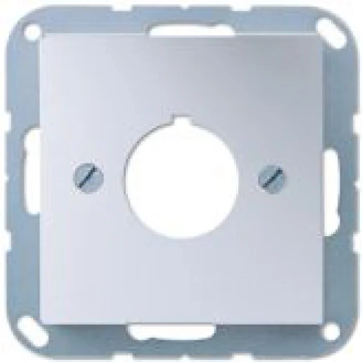 Jung A range centraalplaat a500 Basiselement met centrale afdekplaat 1 connector Zonder label aluminium A564AL