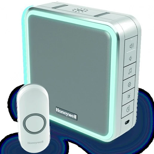 Honeywell WF gong 8 tonen LED 6V 90dB DC Grijs 150m Draadloos DC915NG