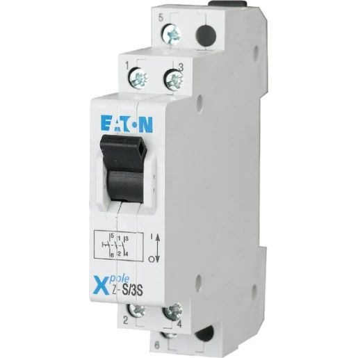 Eaton SCHAKELAAR 230 VAC 16 A CONTACTEN 2M 2V BREEDTE 1TE