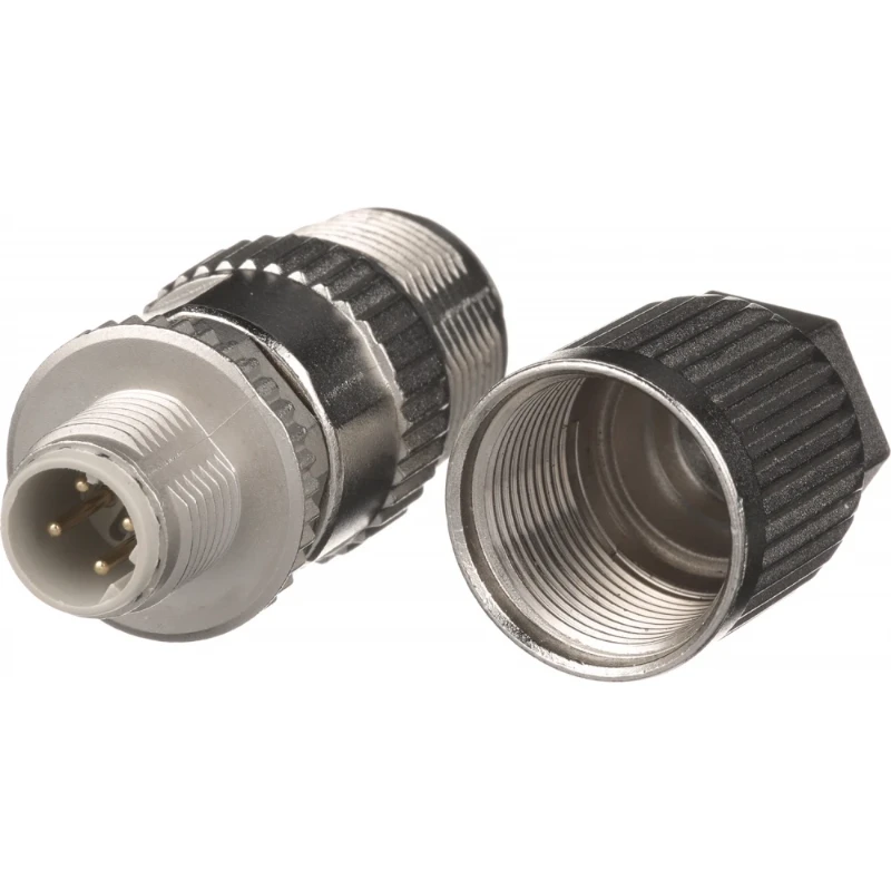 Panduit INDUSTRIALNET M12 D-CODE FIELD TERMINABLE INDUSTRIAL PLUG 4-POSITION PLUG FOR USE WITH STRANDED 26/7-22/7 AWG CATEGORY 5E UTP/STP COPPER CABLE