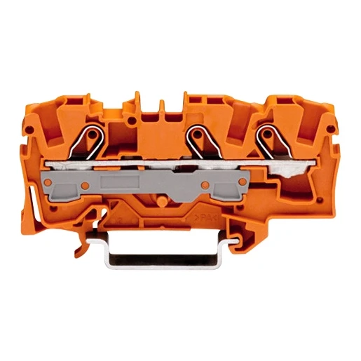 Wago Serie 2006 Verbindingsrijgklem 1-10mm² eendr. 0,5-6mm² meerdr. Oranje