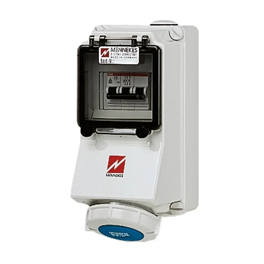 Mennekes WCD 16A3P 6H230V IP67 v.v. automaat