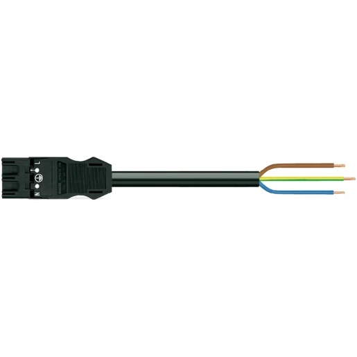 Wago Serie 771 Patchkabel gebouwinstallatie 3p Stekker Vrij kabeluiteinde 4000mm