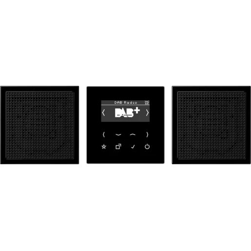 Jung LS range smartradio stereo ls990 DAB+ FM ontvanger zwart DABLS2SW