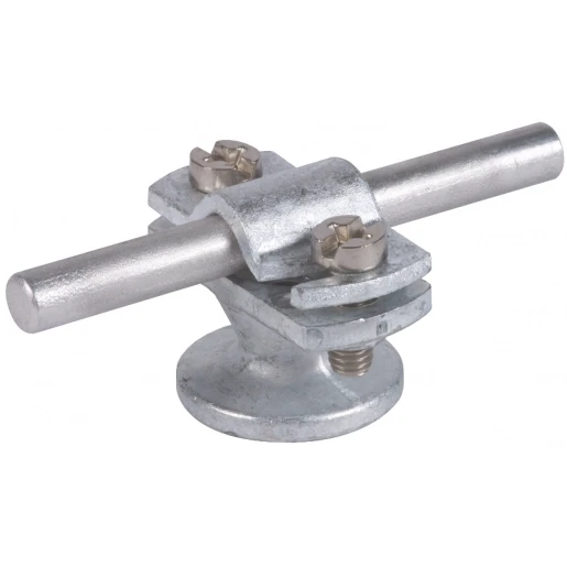 Dehn Conductor holder with flange zdc f.rd 7-10mm st/tzn w.m8 female thre