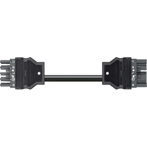 Wago SERIE 771 Patchkabel gebouwinstallatie 5p Contrastekker (female) Stekker 4000mm