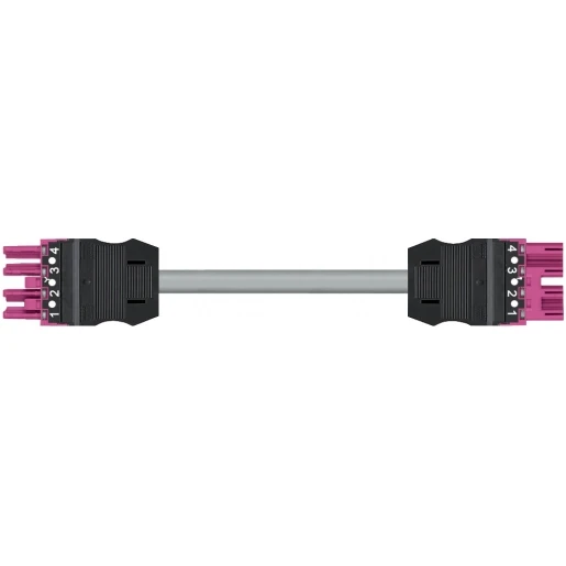 Wago SERIE 771 Patchkabel gebouwinstallatie 4p Contrastekker (female) Stekker 8000mm
