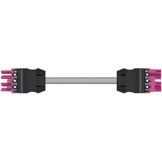Wago SERIE 771 Patchkabel gebouwinstallatie 4p Contrastekker (female) Stekker 8000mm