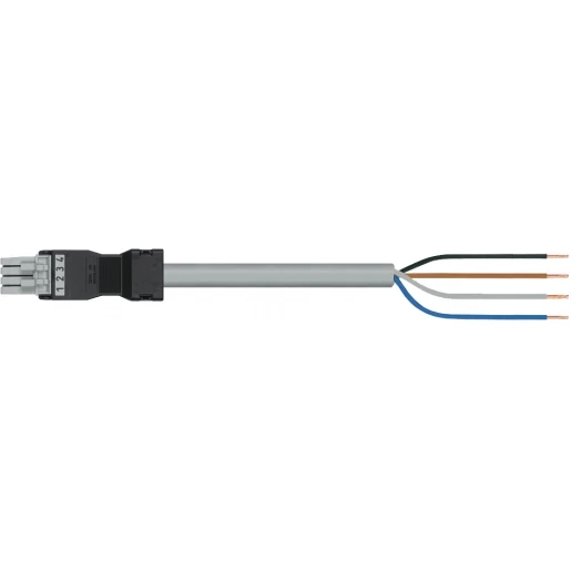 Wago SERIE 891 Patchkabel gebouwinstallatie 4p Contrastekker (female) Vrij kabeluiteinde 4000mm