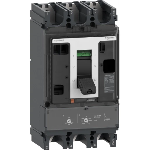 Schneider Electric NSX630S 100KA DC 3P 600A TMD