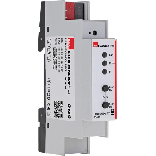 B.E.G. LAN-IF/KNXs REG wit KNX IP interface