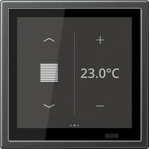 Jung LS range Touch ruimtecontroller KNX antraciet RAL 7016 AL459D1SAN