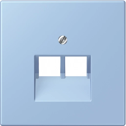 Jung LS range Afdekking centraalplaat LC32021 UAE/IAE 2 connectoren Zonder label LC969-2UA207