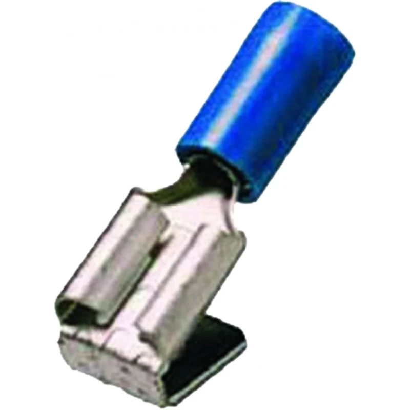 Intercable Geïs. steekverdeler 1,5-2,5mm2 6,3x0,8 blauw +aftakking