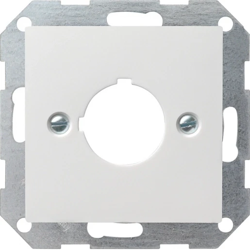 Gira System 55 afdekking draagring apparaten ø22,5mm wit RAL 9010 027227