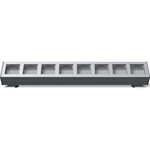 Gira Profiel 55 Bevestigingshoek 8-voudig aluminium Horizontaal en verticaal 119826