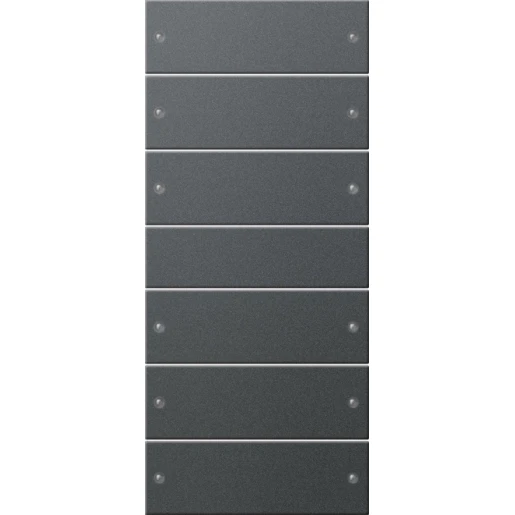 Gira Wippenset 6-v (3+3) System 55 antracit(gel.)