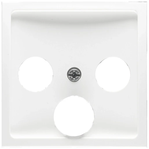 Peha Badora Centraalplaat TV Antenne-aansluitdoos, coax 1 connector Zonder label wit 00318231
