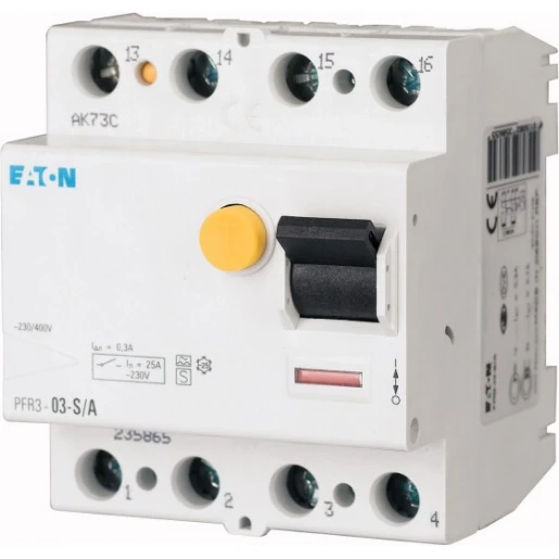 Eaton PFIM Aardlekschakelaar modulair 4p 100A 0.3A type A 290220