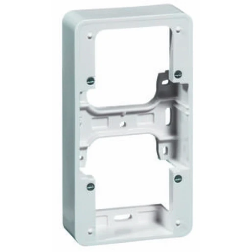 Peha Standard opbouwhuis 2-voudig 2 module wit Horizontaal en verticaal 00199611