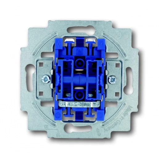ABB Busch-Jaeger pulsdrukker 2x maak 2x wip 2x inbouw inbouw serie drukcontact Drukknop Mat 2CKA001413A0509