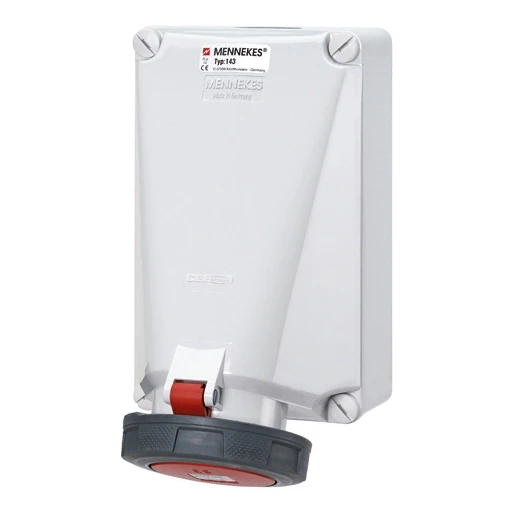 Mennekes Wandcontactdoos 125A 5P 6H 400V IP67