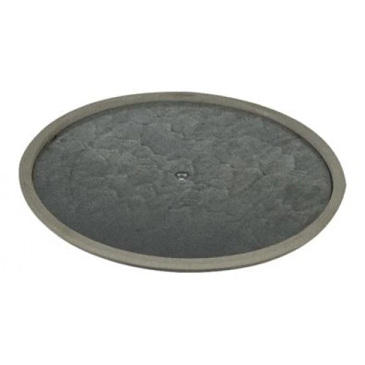 Legrand Van Geel dekselset tapijtrand staal 238x238mm grijs 8420220