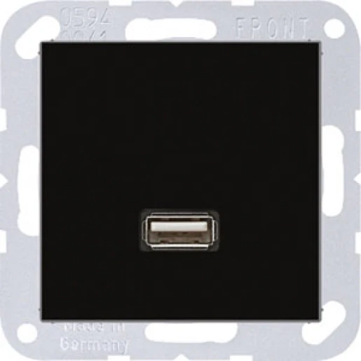 Jung A range afdekking a500 1x usb MAA1122SW