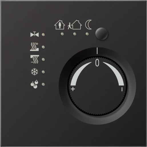 Jung KNX ruimtetherm. + 4in Dark