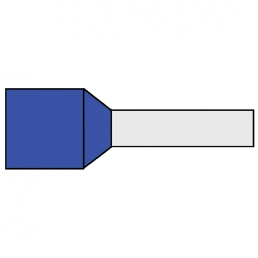 Klemko adereindhuls 120mm² 27mm Geïsoleerd Blauw