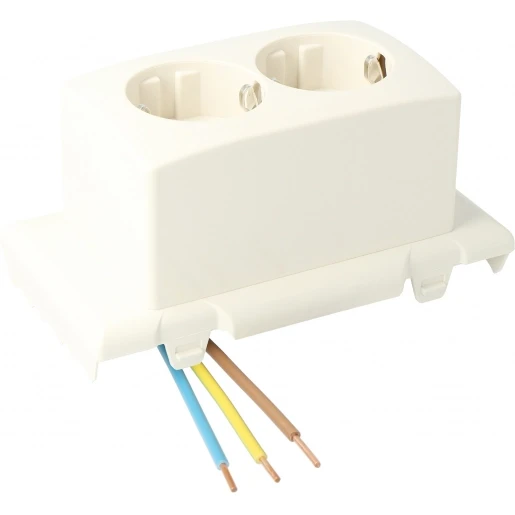 Attema Bk1619 deksel met tweevoudige wandcontactdoos