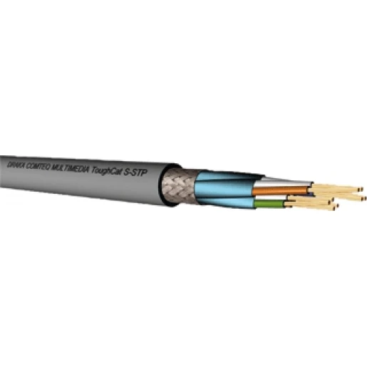 Draka UC400 HD Cat,6 U/UTP PVC Blauw 4x2x0,54 mm
