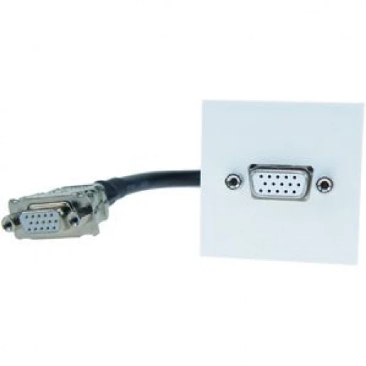 Peha Concept 45 Centraalplaat- (onderdeel) afdekking 1 connector Zonder label wit 00935591