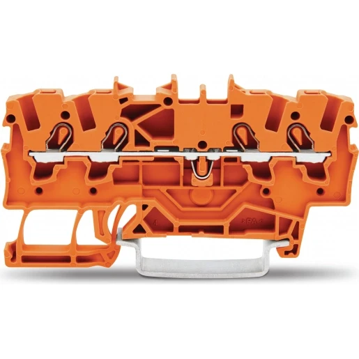 Wago Serie 2001 Verbindingsrijgklem 0,5-2,5mm² eendr. 0,25-1,5mm² meerdr. Oranje