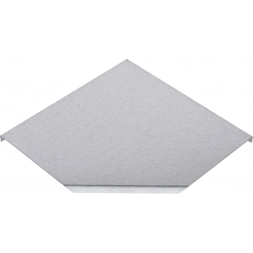 Stago KG281 deksel bocht 90° 250mm Dekselklem Bandverzinkt (sendzimir verzinkt) en gecoat wit RAL 9010 CSU30062572