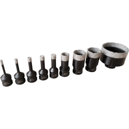 Mandrex DryXcut Drycut diamantboor set 9-delig 5mm tot 68mm 18006003