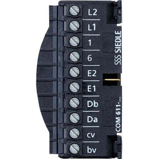 Siedle COM 611-klemmenblok zwart 210007300-00