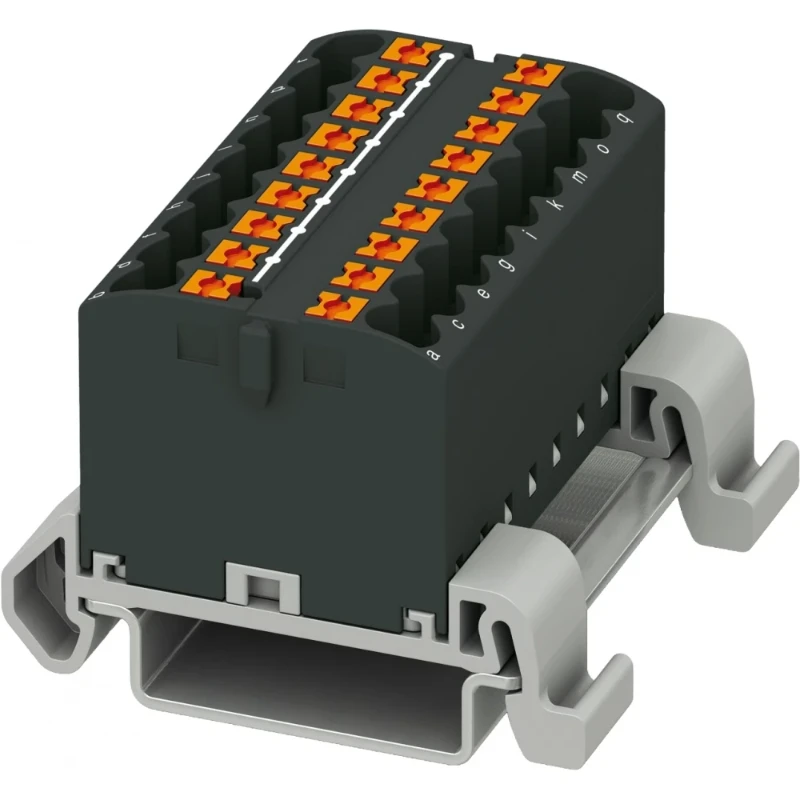 Phoenix Contact PTFIX Verbindingsrijgklem 0,14-4mm² eendr. 0,14-2,5mm² meerdr. Zwart