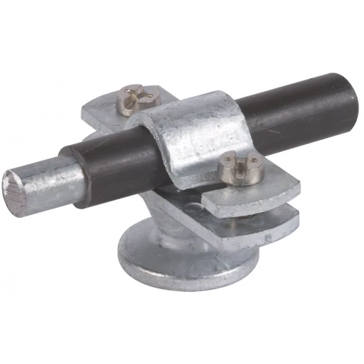 Dehn Conductor holder with flange zdc for rd 11-13mm st/tzn with m8 female
