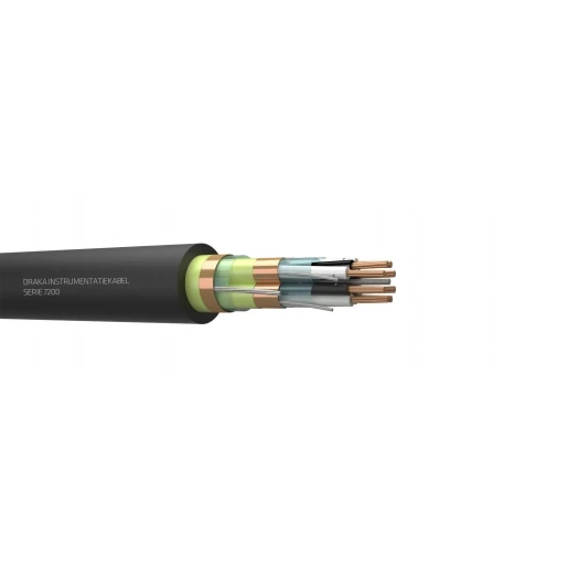 Draka INSTR PSCR/OSCR DCA 300V BK 8X2X0,75 MM2 7208.075