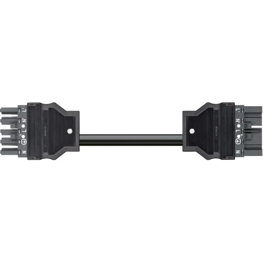 Wago SERIE 771 Patchkabel gebouwinstallatie 5p Contrastekker (female) Stekker 6000mm