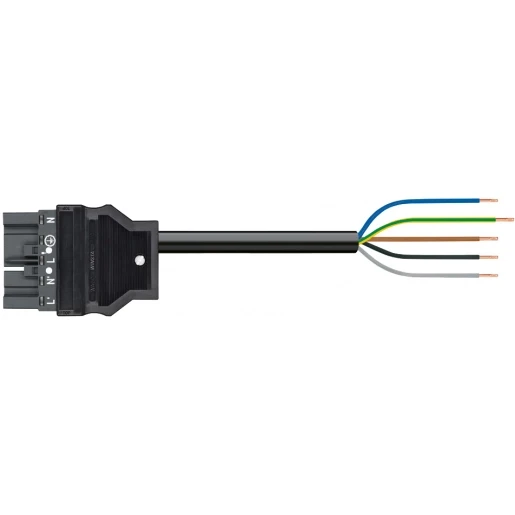 Wago SERIE 771 Patchkabel gebouwinstallatie 5p Stekker Vrij kabeluiteinde 6000mm