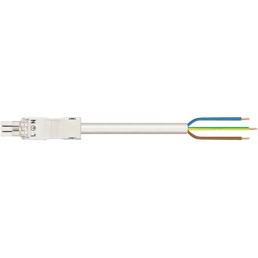 Wago SERIE 891 Patchkabel gebouwinstallatie 3p Contrastekker (female) Vrij kabeluiteinde 4000mm