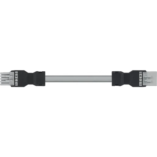 Wago SERIE 891 Patchkabel gebouwinstallatie 5p Contrastekker (female) Stekker 7000mm