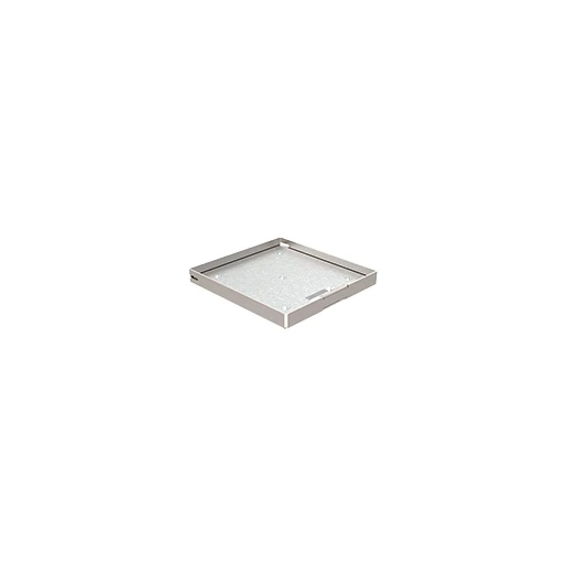 HPL dekselset 1-voudig RVS 115x109mm 583.0010D